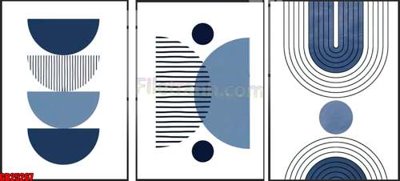 File in ấn cao cấp File gốc in bộ tranh decor treo tráng gương canvas GB25267 (file gốc)