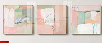 File ảnh File gốc in bộ tranh decor treo tráng gương canvas GB25338 (gốc) in PP, decal