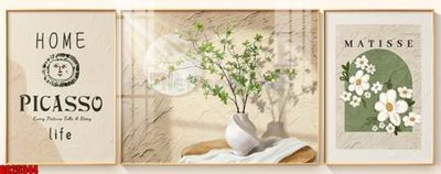 File PSD File gốc in bộ tranh decor treo tráng gương canvas GB25344 (bản gốc) dễ dàng edit