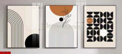 Ảnh gốc File gốc in bộ tranh decor treo tráng gương canvas GB25366 (độ nét cao) in mica