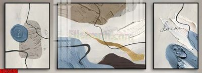 File gốc File gốc in bộ tranh decor treo tráng gương canvas GB25396 (vector) cho in ấn