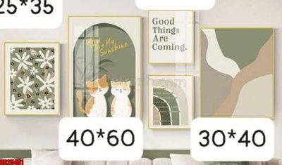 File gốc File gốc in bộ tranh decor treo tráng gương canvas GB25481 (phong cách) tối giản