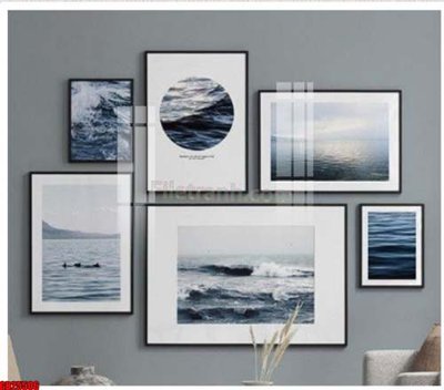 File tranh File gốc in bộ tranh decor treo tráng gương canvas GB25506 (ảnh gốc) chi tiết rõ ràng