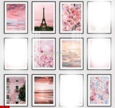 Tải file File gốc in bộ tranh decor treo tráng gương canvas GB25515 (PSD) cho in ấn quảng cáo