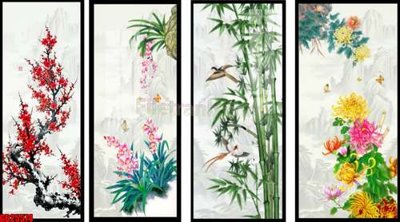 Tải file gốc File gốc in bộ tranh decor treo tráng gương canvas GB25574 (bản PSD) đầy đủ layer