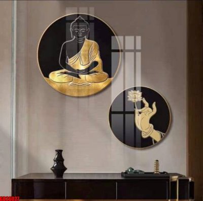 File tranh quảng cáo File gốc in bộ tranh decor treo tráng gương canvas GB26027 (file gốc) chuyên nghiệp