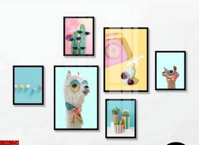 File ảnh File gốc in bộ tranh decor treo tráng gương canvas GB26041 (gốc) in Hiflex