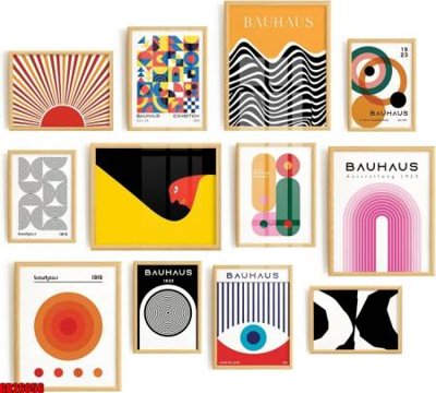 File gốc File gốc in bộ tranh decor treo tráng gương canvas GB26056 (cho in UV) siêu nét