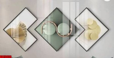 File gốc in ấn File gốc in bộ tranh decor treo tráng gương canvas GB26059 chất lượng vượt trội