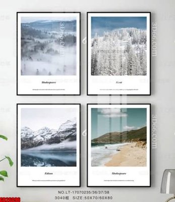 File tranh File gốc in bộ tranh decor treo tráng gương canvas GB26096 (gốc) phong cách tối giản