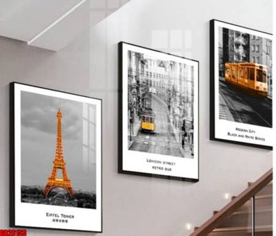 File in trần File gốc in bộ tranh decor treo tráng gương canvas GB26153 (bản gốc) mây trời