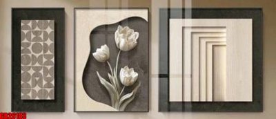 File in lụa File gốc in bộ tranh decor treo tráng gương canvas GB26183 (tân cổ điển) File gốc in bộ tranh decor treo tráng gương canvas GB26183