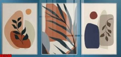 File ảnh File gốc in bộ tranh decor treo tráng gương canvas GB26186 (gốc) in PP, decal