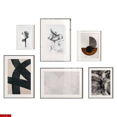 Tải file gốc File gốc in bộ tranh decor treo tráng gương canvas GB26198 (in khổ lớn) không mờ