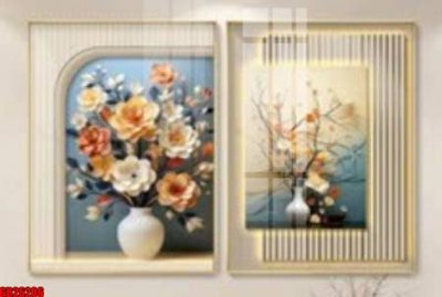 File gốc File gốc in bộ tranh decor treo tráng gương canvas GB26206 (PNG) trong suốt (transparent)
