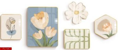 Tải file gốc File gốc in bộ tranh decor treo tráng gương canvas GB26239 (in bạt) quảng cáo