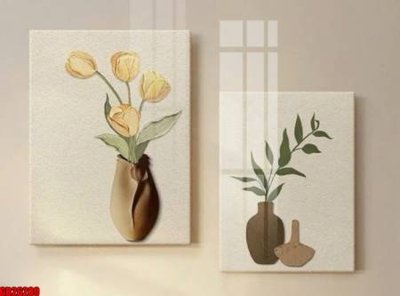 File gốc File gốc in bộ tranh decor treo tráng gương canvas GB26280 (thiết kế) độc quyền