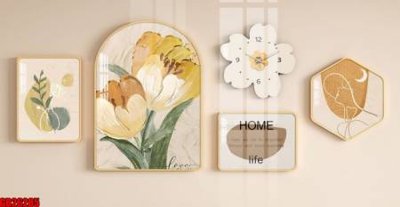 Download file tranh PSD File gốc in bộ tranh decor treo tráng gương canvas GB26285 để chỉnh sửa