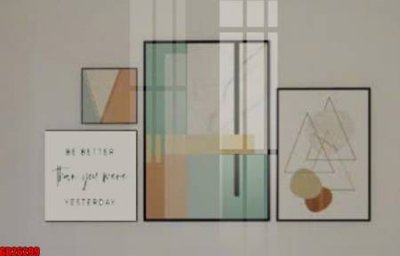 File tranh in tráng gương File gốc in bộ tranh decor treo tráng gương canvas GB26299 (siêu nét)