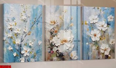 File tranh gốc File gốc in bộ tranh decor treo tráng gương canvas GB26314 (bản quyền) file PSD