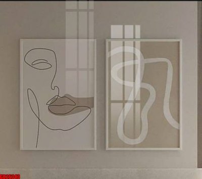 File gốc File gốc in bộ tranh decor treo tráng gương canvas GB26343 (in mica) làm bảng hiệu