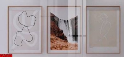 Download file gốc File gốc in bộ tranh decor treo tráng gương canvas GB26346 (in lụa) cao cấp