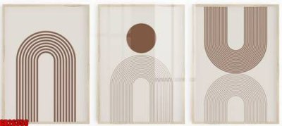 File tranh File gốc in bộ tranh decor treo tráng gương canvas GB26359 (bản gốc) treo quán cafe