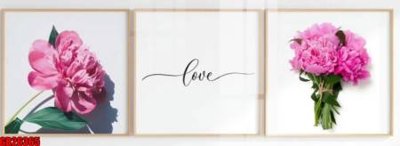 File in trần File gốc in bộ tranh decor treo tráng gương canvas GB26365 (file gốc) hoa văn 3D