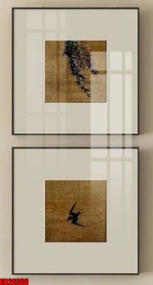 File tranh File gốc in bộ tranh decor treo tráng gương canvas GB26366 (bản gốc) treo phòng ăn