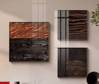 File tranh gốc File gốc in bộ tranh decor treo tráng gương canvas GB26367 chủ đề hiện đại