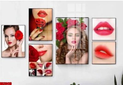 File gốc File gốc in bộ tranh decor treo tráng gương canvas GB26410 (cho in ấn) từ kho Filetranh