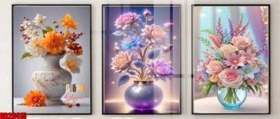 File tranh File gốc in bộ tranh decor treo tráng gương canvas GB26415 (bản gốc) in canvas