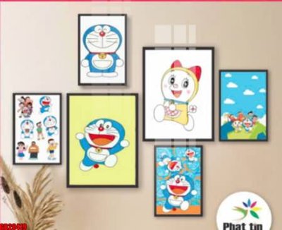 Chi tiết file ảnh File gốc in bộ tranh decor treo tráng gương canvas GB26419 sắc nét