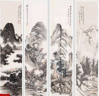 File gốc File gốc in bộ tranh decor treo tráng gương canvas GB26426 (trang trí) cho phòng khách