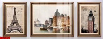 Mua file gốc File gốc in bộ tranh decor treo tráng gương canvas GB26429 (PSD) tại Filetranh.com