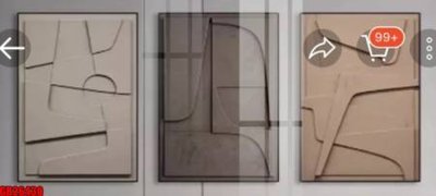 File gốc File gốc in bộ tranh decor treo tráng gương canvas GB26430 (phiên bản chuẩn) để in ấn