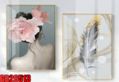 Tải file gốc File gốc in bộ tranh decor treo tráng gương canvas GB26513 (để in lụa)