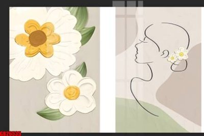 File ảnh File gốc in bộ tranh decor treo tráng gương canvas GB26535 (gốc) in poster