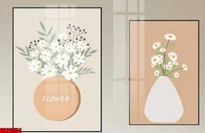 File gốc File gốc in bộ tranh decor treo tráng gương canvas GB26554 (in mica) cắt laser