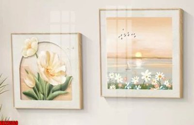 Ảnh gốc file in lụa File gốc in bộ tranh decor treo tráng gương canvas GB26569 chi tiết