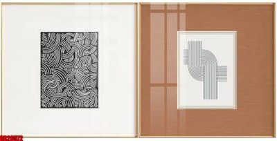 File gốc File gốc in bộ tranh decor treo tráng gương canvas GB26572 (trang trí) phòng làm việc