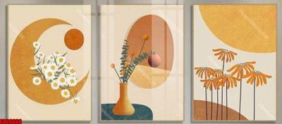 File gốc File gốc in bộ tranh decor treo tráng gương canvas GB26620 (phong cách) tối giản