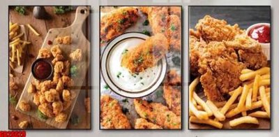 File tranh File gốc in bộ tranh decor treo tráng gương canvas GB26629 (gốc) phong cách tối giản