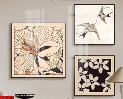 File tranh File gốc in bộ tranh decor treo tráng gương canvas GB26634 (ảnh gốc) in trần 3D