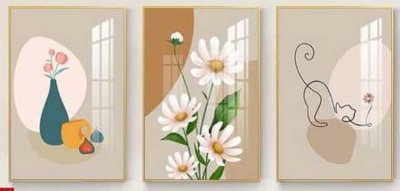 Download file gốc File gốc in bộ tranh decor treo tráng gương canvas GB26643 (in mica) trong suốt