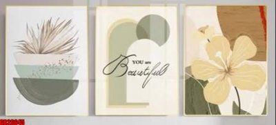 File gốc in ấn File gốc in bộ tranh decor treo tráng gương canvas GB26645 chuẩn màu CMYK