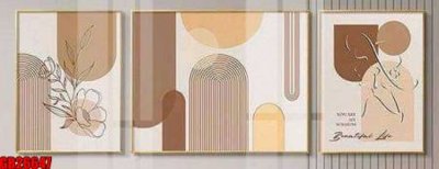 Tải file File gốc in bộ tranh decor treo tráng gương canvas GB26647 (gốc) in tranh tráng gương