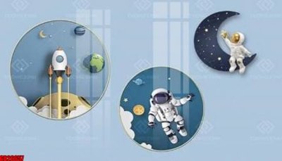 File in trần File gốc in bộ tranh decor treo tráng gương canvas GB26657 (bản gốc 3D) sống động