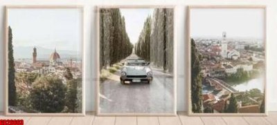 File ảnh File gốc in bộ tranh decor treo tráng gương canvas GB26663 (gốc) in biển hiệu