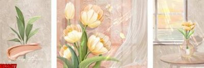 File gốc File gốc in bộ tranh decor treo tráng gương canvas GB26677 (phong cách) châu Âu